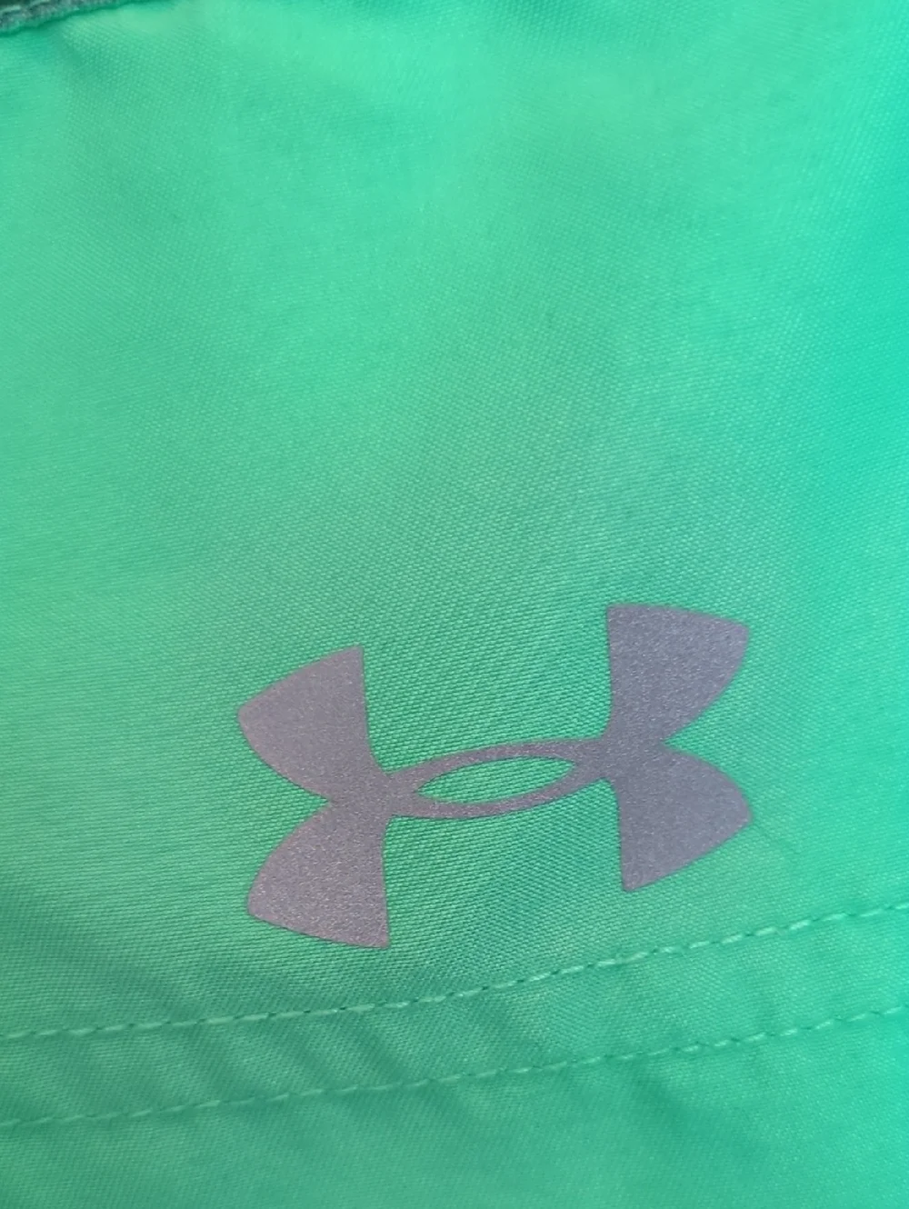 Under Armour Kids' Black and Green Swim Trunks